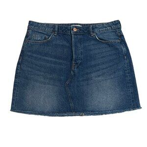 H&M Denim Jean Mini Skirt Size 10